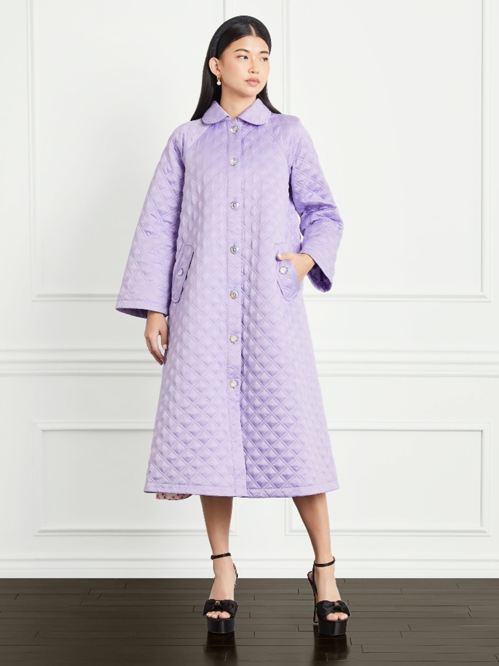 Hill House Lilac Duvet Coat